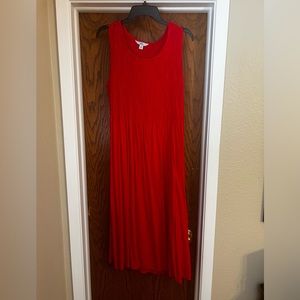 Smocked Sleeveless Dress